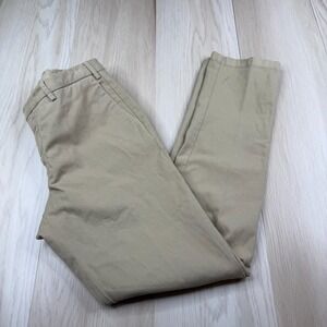 Velasca Mens Beige Stretch Straight Leg Flat Front Outdoor Chino Pants Size 52